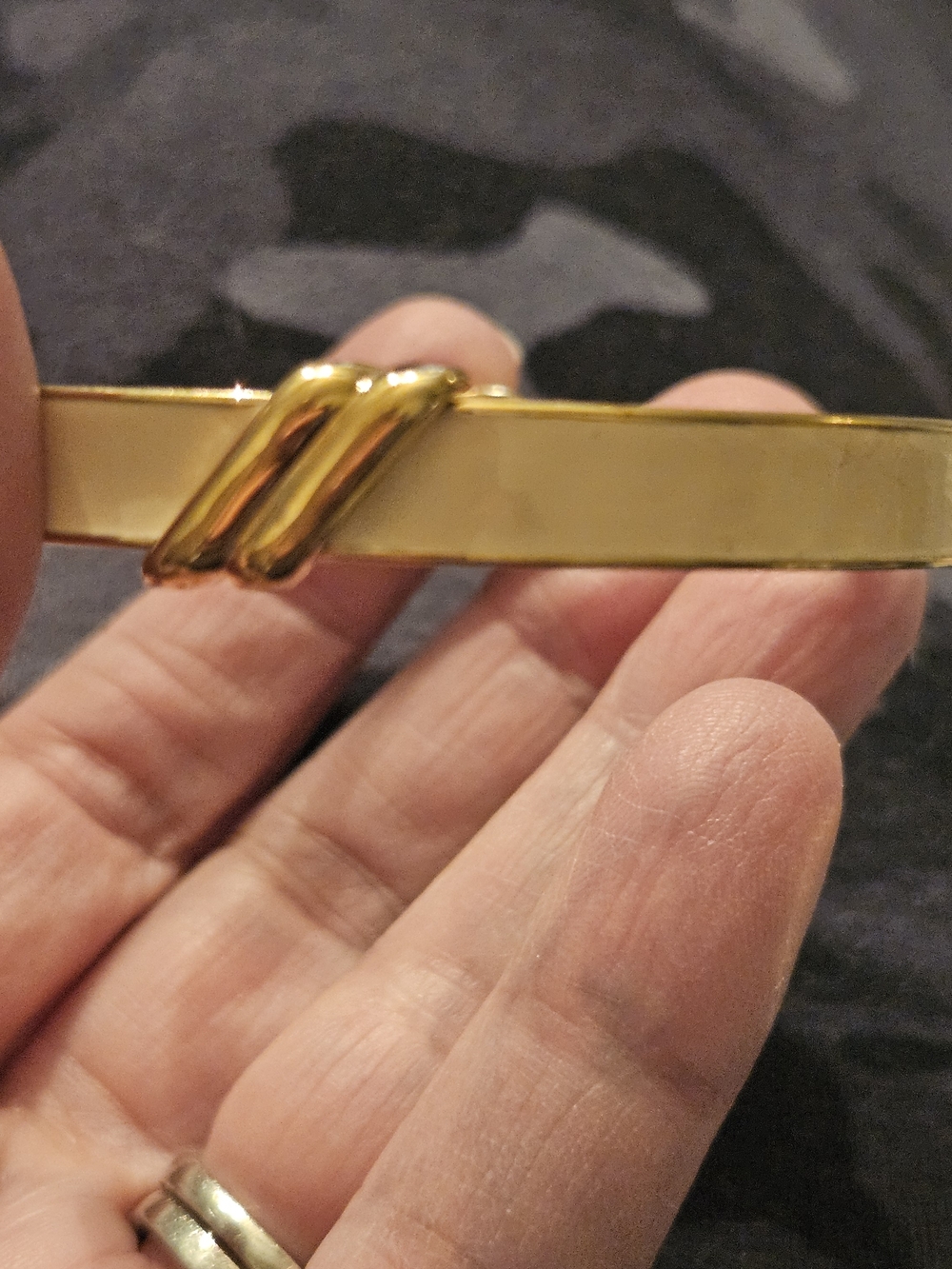 Monet Gold-Tone Smooth Bangle Bracelet